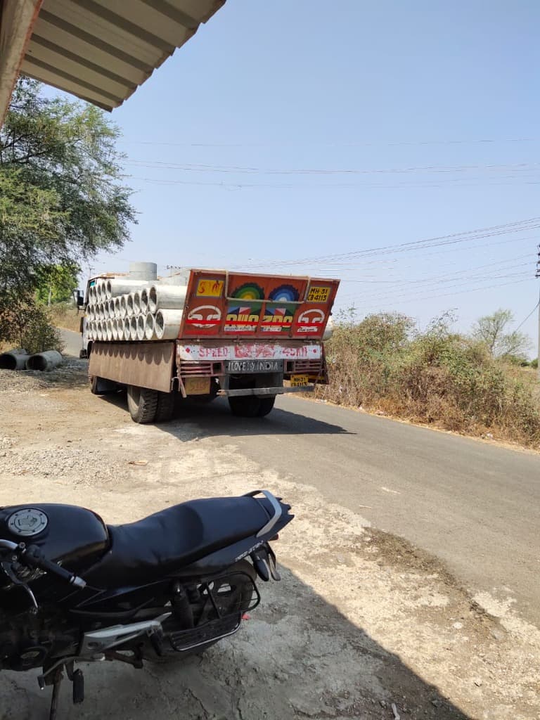Dispatch area with heavy duty concrete materials